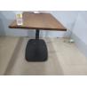 Buy cheap Plat Board Square Column Metal Table Legs Sandy Texture Square / Rectangle Base from wholesalers