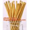 Buy cheap biodegradable gold stamping paper straw,colour disposable wholesale drinking biodegradable paper straw bagplastics pac from wholesalers