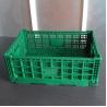 Buy cheap Multiple Size Folding Green Plastic Fruit Crate For Supermarket from wholesalers