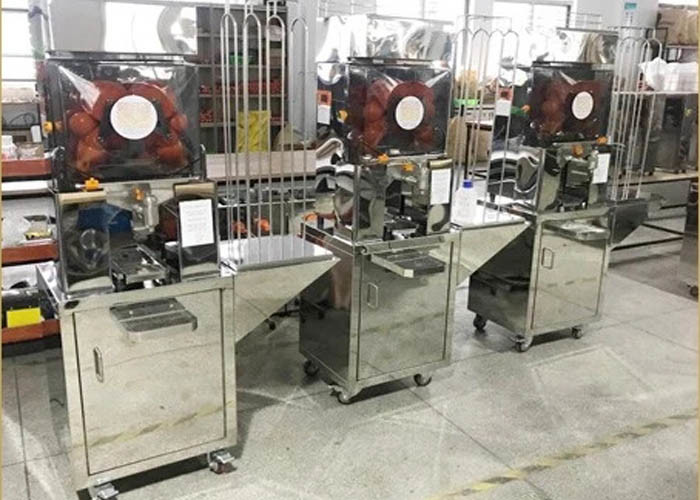 304 Stainless Steel Electric Citrus Juicer Table Top With Automatic Feeder
