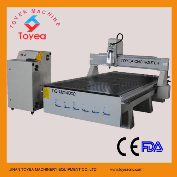 Buy cheap Vacuum table & Dust collector Wood cnc cutting machine TYE-1325 from wholesalers