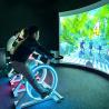 Buy cheap 1280x800 AR Interactive Wall System Exercise Bike With Interactive Games from wholesalers