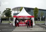 White Luxury Pagoda High Peak Tent PVC Sidwalls For Outdoor Events