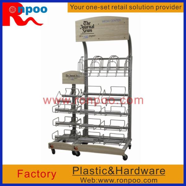 Buy cheap Metal hanging display racks, Grocery Food Racks, Floor Sign holders, Garment Display Racks, Retail Store from wholesalers