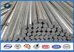 6M - 20M Power Line Electric Distribution metal power pole galvanized steel tube