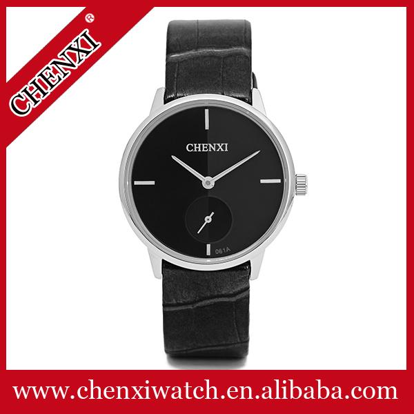 Buy cheap Famous Brand CHENXI Super Simple Classic Sport Watchn Stainless Steel Case Leather Watches from wholesalers