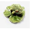 Buy cheap Bejewelled frog Home decoration box Alloy Hand painted crystal Frog metal trinket box from wholesalers