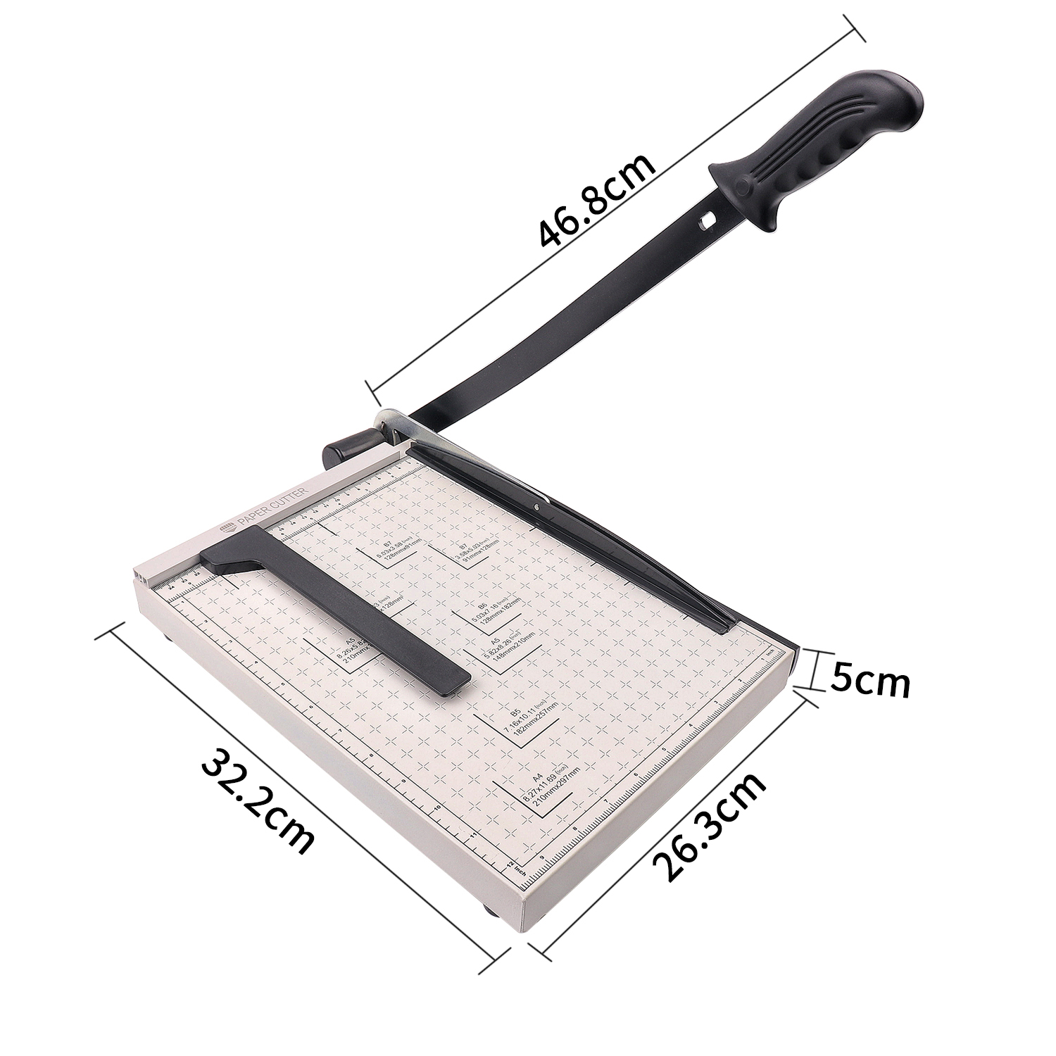 A4 Manual Paper Trimmer Cutter for Office Home ZEQUAN Photo Document Paper Cutter