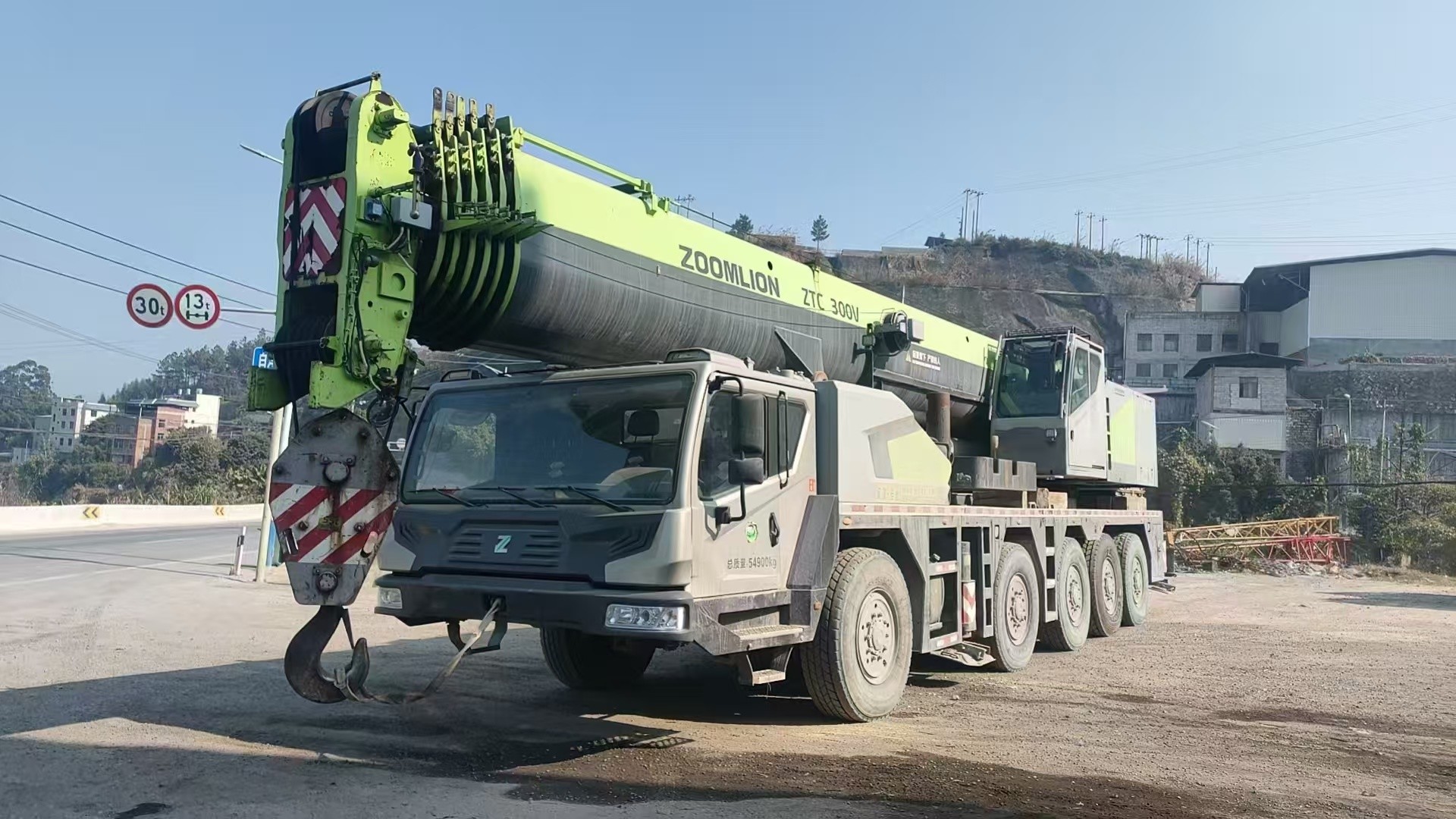 China Zoomlion Construction Lifting Equipment 110t Mobile Truck Cranes Price For Sale
