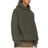 Buy cheap Custom Non Drawstring Blank Oversized Sweatshirts Black Cropped Hoodies from wholesalers