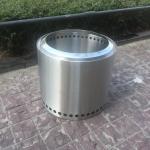 Food Grade 15 Inch Stainless Steel Smokeless Fire Pits Camping Outdoor Fireplace