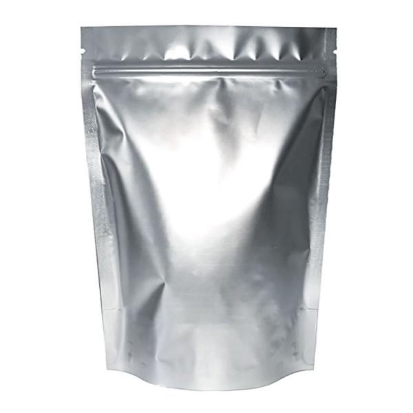 Buy cheap Heat Sealable Metallic Silver Foil Mylar Ziplockk Bags Stand Up Pouch Food Storage from wholesalers