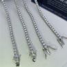 Buy cheap Hip Hop Moissanite Tennis Chain 925 Sterling Silver Moissanite Tennis Necklace from wholesalers