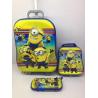 Buy cheap Hot sale 6D Kids Trolley 3 pcs / trolley school bags / children travel bags from wholesalers
