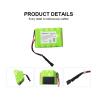 Buy cheap 15.6v Nickel Rechargeable Battery 1500mAh 1200mah Nimh Battery from wholesalers
