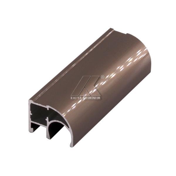 Buy cheap Kitchen Wardrobe Aluminium Profile Bronze Glaze 6000 Series Customized Length from wholesalers