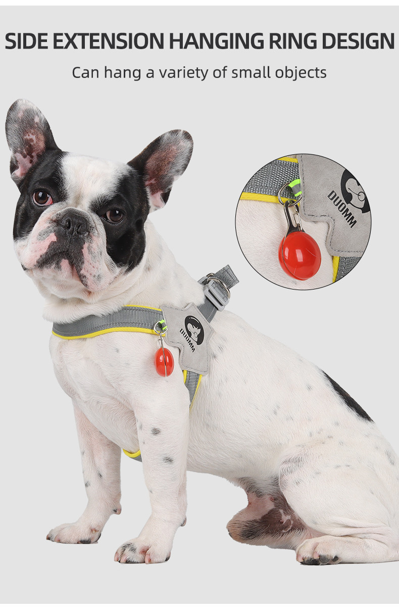 Pet Y-Shaped Harness Dog Breathable Reflective Harness For Small And Medium Sized Dog