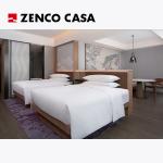 Modern Style Hotel Twin Bedroom Furniture Set Size 1800*1500*320mm