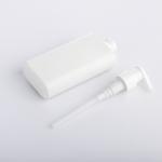 Matte White 200ml printed lotion packaging body wash pump lotion baby shampoo