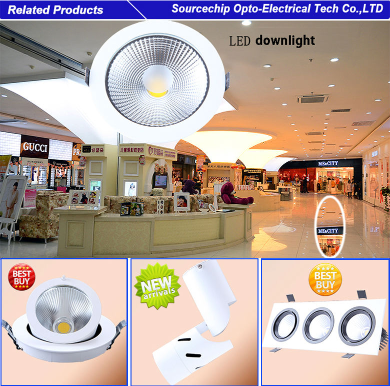 Supply 18W COB recessed LED downlight