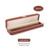 Buy cheap Brown PU Leather Jewelry Packaging box Elegant Jewelry Storage Gift Box from wholesalers