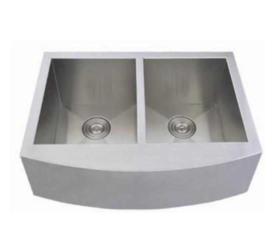 Buy cheap S304 16 Gauge Kitchen Undermount Apron Sink 100% Handmade from wholesalers