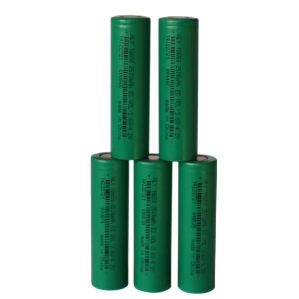Buy cheap BIS Approved 18650 Lithium Ion Battery 2500MAh EC For Electronic Bike from wholesalers