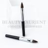 Buy cheap Soft Bristles Disposable Lip Makeup Brush Travel Lip Brush Black Plastic Handle 1.8g from wholesalers