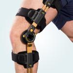 Telescopic Post Op Mechanical Knee Brace Gold Hinge , Functional Knee Brace