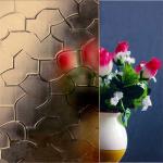 1830*2440/1830*3660 Ribbed Pattern Glass for Apartment Building Construction