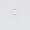 Buy cheap Nylon Coated Metal 11mm Bra Adjuster Slider , Bra Sliders And Rings from wholesalers