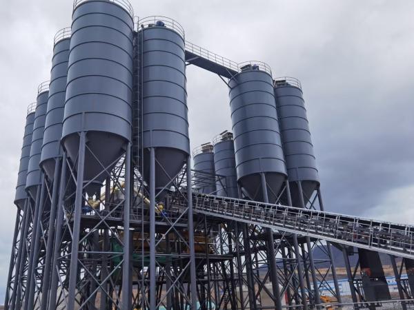 Buy cheap JS1000 Twin-shaft Mixer HZS60 Concrete Mixing Plant for Construction Sites Productivity ≤60m3/h from wholesalers