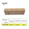 Buy cheap KR-P0383 Cabinet Square Plastic Feet For Sofa Frame Natural Wood Color Anti Slip from wholesalers