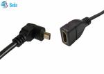 Angled Micro HDMI Male to HDMI Female Cable Adapter Connector 4 Directions Up