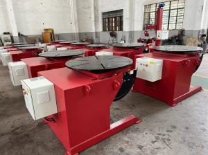 China 300kg Light Pipe Welding Positioner Rotator 1500mm / Welding Turntable / on sale