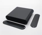 108*26*100mm Custom Matt Black Extruded Aluminum Metal Enclosure for Electronic