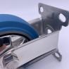 Buy cheap Blue TPR Thermoplastic Tread Rigid Stainless Caster Wheels 3 Inch 75mm from wholesalers