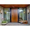 Buy cheap Simple Single Solid Oak Front Doors With Glass , Main Wooden Door Designs For Home from wholesalers