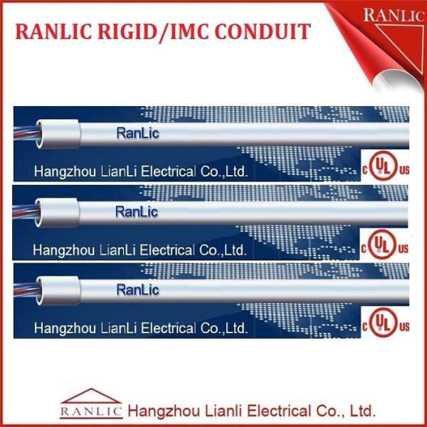 Buy cheap UL Listed Steel IMC Electrical Conduit 3" With Coupling 10 Feet Length from wholesalers