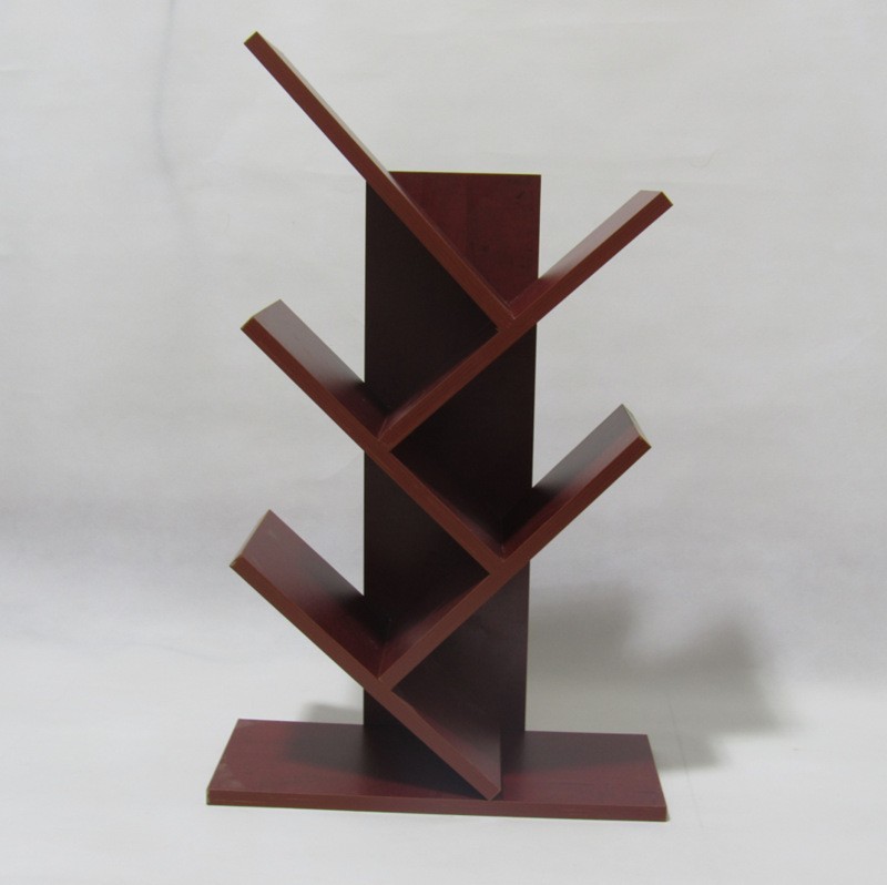 Modern design Living Room MDF Wood portable book shelf furniture