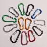Buy cheap Colorful aluminum high quality carabiner hooks D shape&gourd shape hooks w/black bottle holder from wholesalers