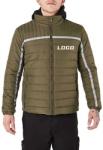 Detachable Warm Puffer Down Jacket Casual Camping Waterproof Men Padded
