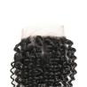 Buy cheap Clean Weft Human Hair Lace Closure 4 * 4 , Human Lace Wigs With Baby Hair from wholesalers