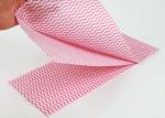 KILINE Spunlace Nonwoven Kitchen Wipes Disposable Multi Color Wavy Line