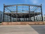 Double Storey Q235B Q345B Metal Steel Prefab Buildings Anti Corrosion
