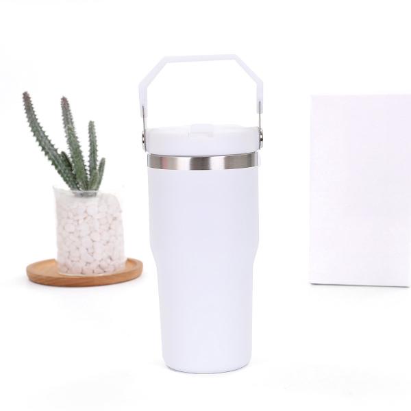 Buy cheap 30oz Portable Car Cup 304 Stainless Steel Vacuum Straw Ice Cup Portable Vacuum Cup from wholesalers