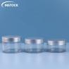Buy cheap 1oz 2oz 15ml 30ml Skin Care Cream Jar , Cosmetic Clear Plastic Jars With Lids from wholesalers