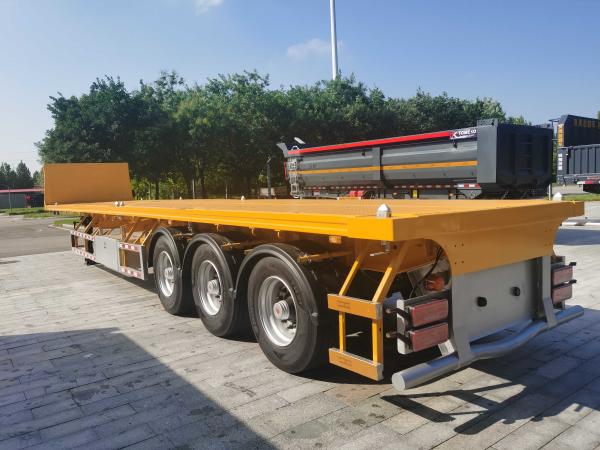 Buy cheap 3 Axle 32 Foot 40 Foot Flatbed Semi Trailer For Sale from wholesalers