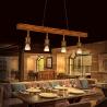 Buy cheap Retro loft industrial bar chandelier restaurant hot pot coffee shop wooden chandelier(WH-VP-235) from wholesalers