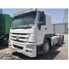 Buy cheap dumper semi trailer tractor head 6*4 10 Tires Sinotruck Howo tipper dump truck tractor truck flatbed semi-trailer from wholesalers